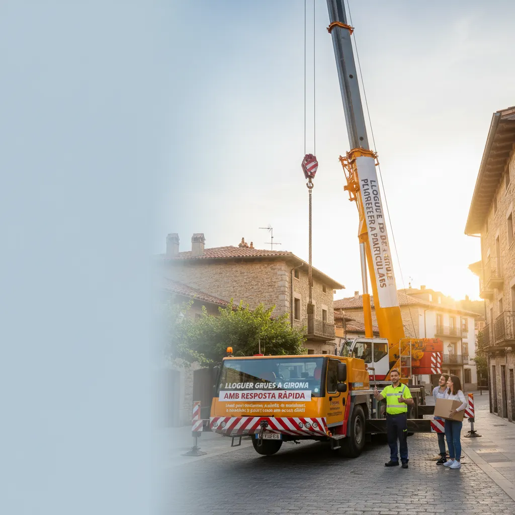 Lloguer de grues a Girona amb resposta ràpida