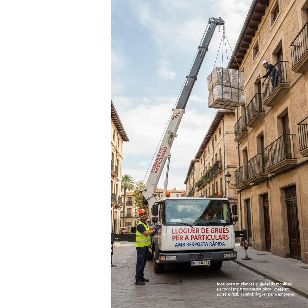 Lloguer de grues a Girona amb resposta ràpida