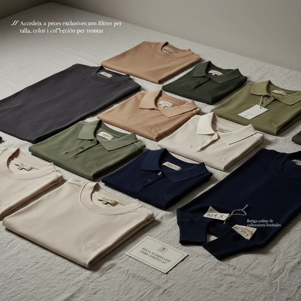 Camisetes d’edició limitada amb elegància essencial