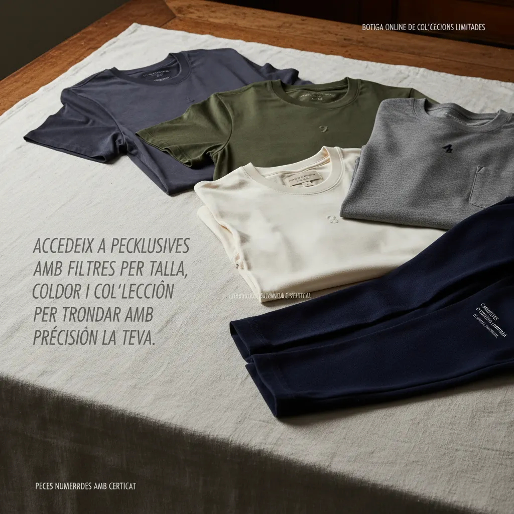 Camisetes d’edició limitada amb elegància essencial